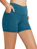 Baleaf Women's High Waist Biker Shorts - Comfortable Spandex Workout Shorts with Pockets | 8", 5", 3" Sizes