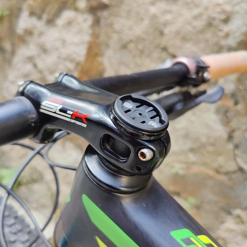Cestbon Gravity Cap Computer Mount for Garmin Edge Wahoo Elemnt Mini Blot Roam Bryton Rider Stages Dash Bicycle Stem Headset Top Cap Mount Black