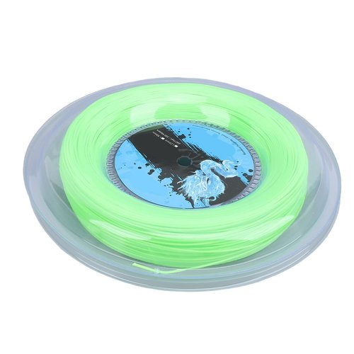 Jwthee Professional Durability Polyester Tennis String 200m Reel, Training Competition Tennis String with High Visibility Fluorescent Color, Compatible with All Rackets