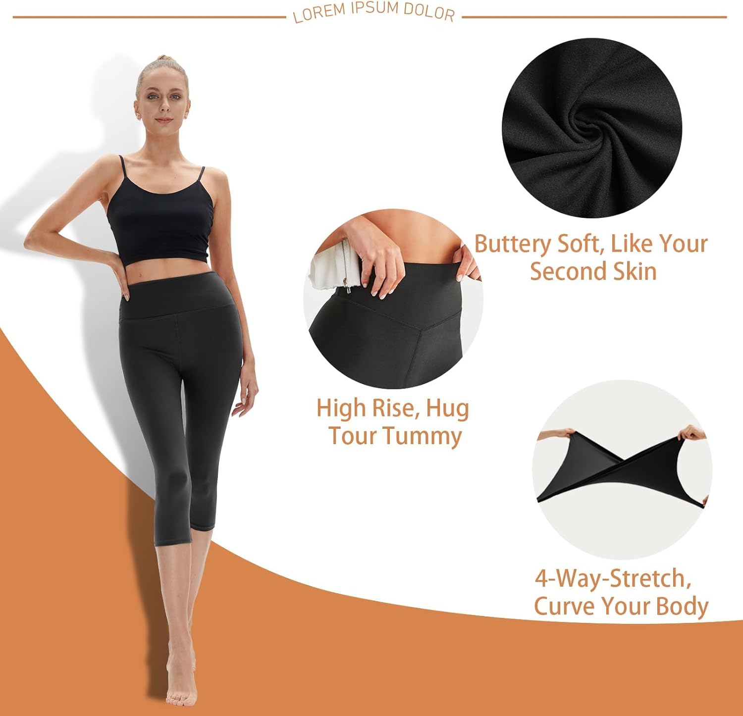 Regine Switzerland High Waisted Leggings - Tummy Control, No See-Through Yoga Pants with Pockets | Regular & Plus Sizes