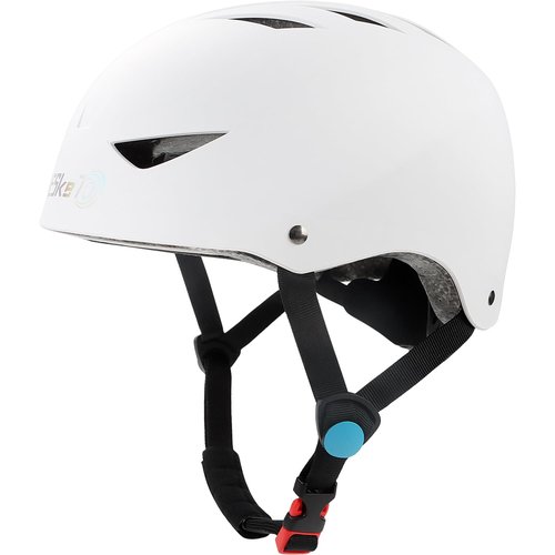 Besketo Skateboard Helmet, Lightweight Adjustable Skating Helmet, Breathable ABS Hard Shell Scooter Helmet for Multi, Sport Skateboarding Roller Skate BMX for Boys Girls Teens - Small