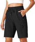 Ksmien Women's Hiking Cargo Shorts - Quick Dry Lightweight Design with Zipper Pockets | Perfect for Travel & Camping