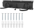 Bike Storage Rack - Wall Mount Garage Hanger for 2 Bicycles & 1 Helmet | Adjustable, Holds Up to 100 lbs
