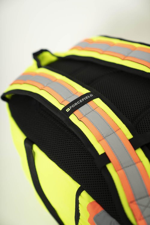 Forcefield Signal - Hi-Vis Reflective Utility Safety Backpack, Orange, Regular