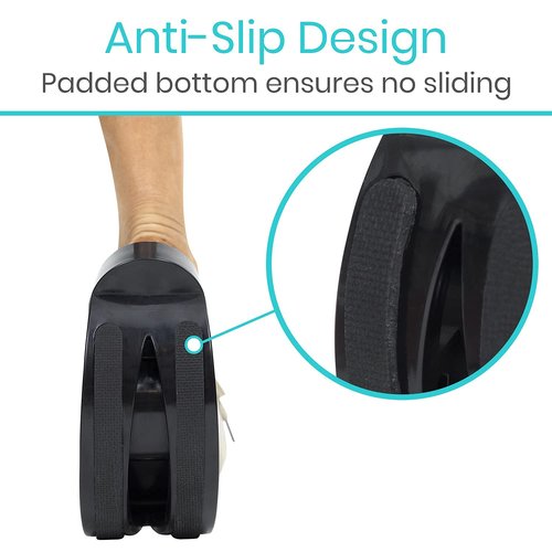 Vive Adjustable Calf Stretcher - Foot Rocker for Plantar Fasciitis - Achilles Tendon and Ankle Stretching Device - Calf Exerciser & Strengthener for Pain Relief & Prevention - Recovery Equipment