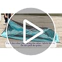 Wolfwise Beige 8-Person Beach Tent Sun Shelter with UPF 50+ Ventilated Cabana