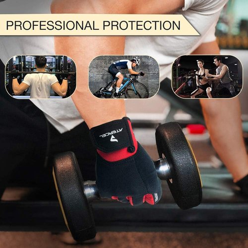 ATERCEL Workout Gloves - Breathable Exercise Gloves for Weight Lifting & Cycling | Unisex Fit