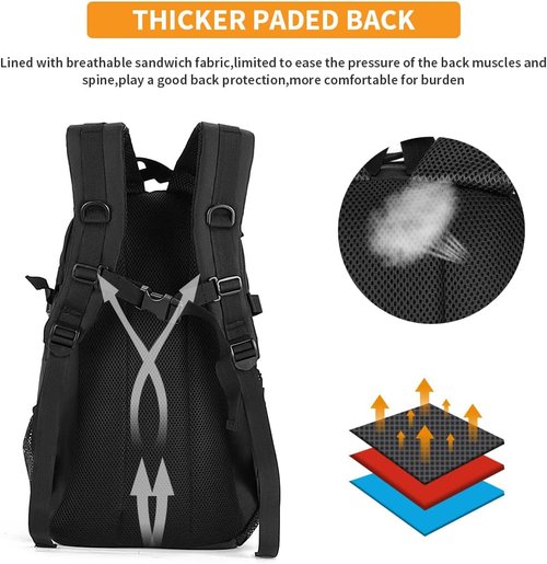 HUNTVP 25L Tactical Backpack - Military Assault Pack with Water-Resistant Design | Ideal for Outdoor Use