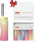 MK Lighter Collector’s Edition Refillable Candle - Jet Flame Butane with Long Wand for Indoor & Outdoor Use
