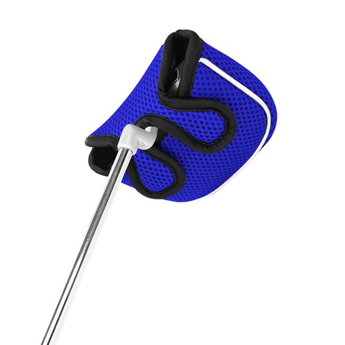 Andux Mallet Cover Golf Putter Head Covers for Center Shaft Putter MT/TG17 Blue, Square