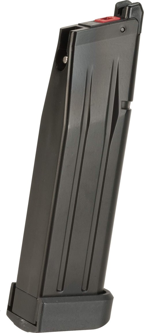 Evike Airsoft - AW Custom Spec Spare Green Gas Mag for HI-CAPA Gas Blowback Airsoft Pistols (Color: Black)