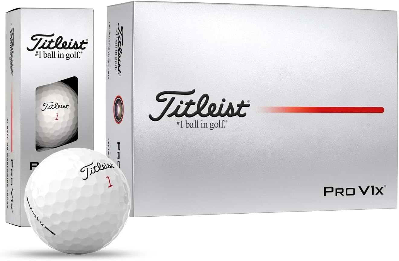 Titleist Pro V1X Golf Balls - Personalized with Logo, Image, or Text | Set of 12