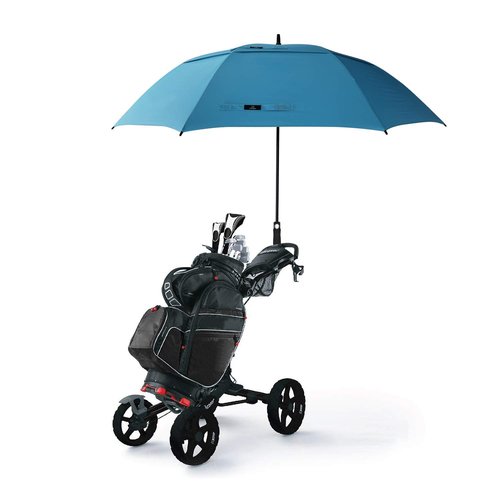 Prospo 62 Inch Extra Large Golf Umbrella Double Canopy Automatic Open Sun Rain Stick Umbrellas Windproof Waterproof Oversized (Sky Blue)