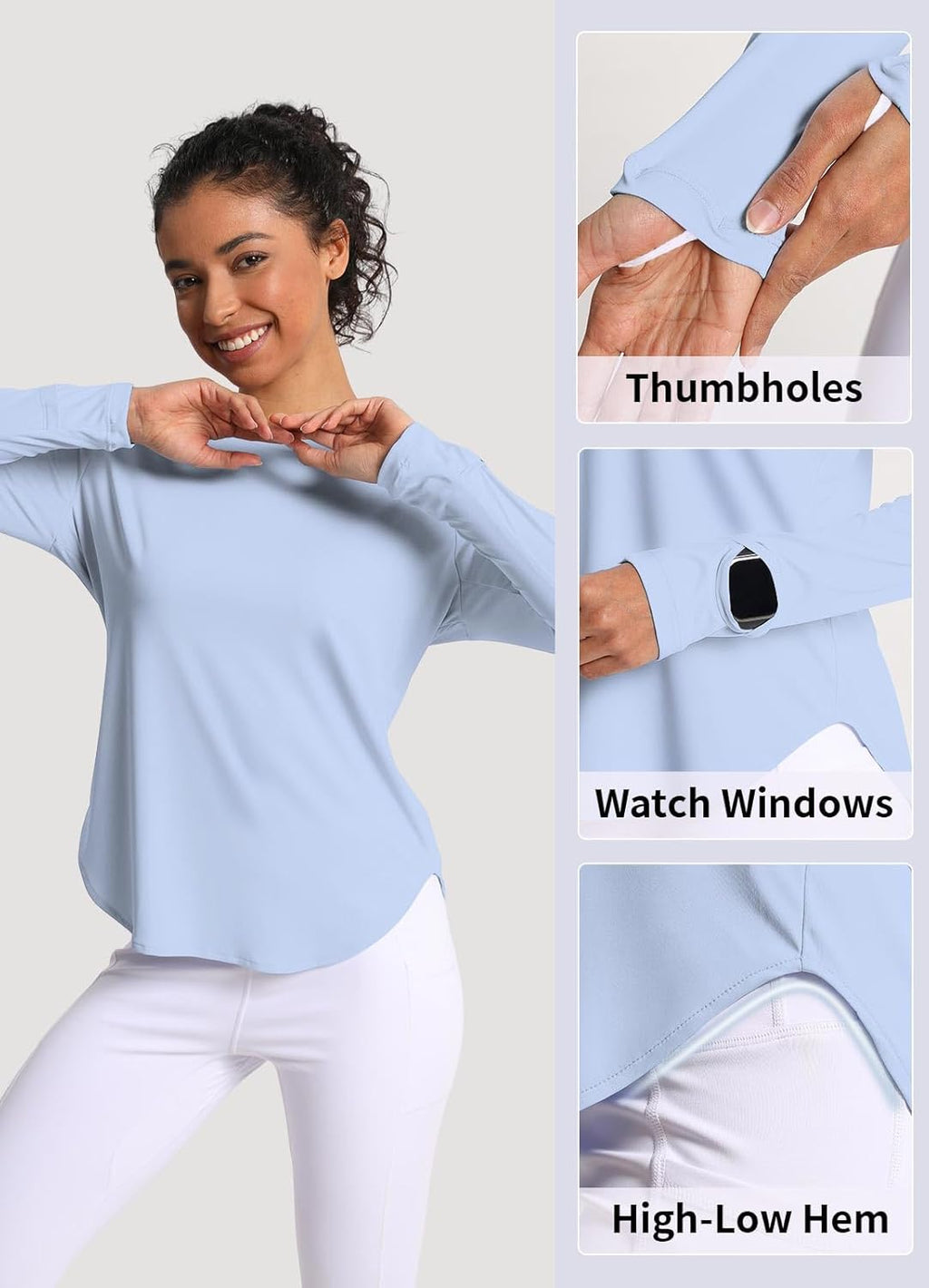 Skiennix Women's Sun Shirt - UPF 50+ Long Sleeve UV Protection for Hiking & Workouts - Quick Dry