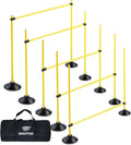 SEAOTTER Agility Hurdles - 4FT Adjustable Speed Training Equipment for Soccer & Athletes