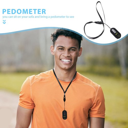 Kisangel Clip on Step Counter for Walking, Mini 3D Pedometer, Digital Counter Sports Step Tracker E Clips Pedometers for Women Seniors Pocket Tools
