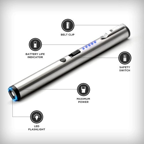 Guard Dog Security Stun Gun Pen - Tactical Self-Defense Device with Battery Indicator | 6.10 Inches