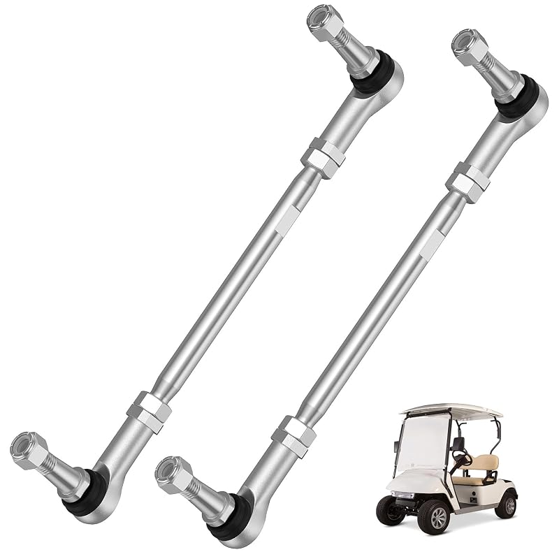 2 Pack EZGO TXT Golf Cart Tie Rod Assembly OEM 70904-G02
