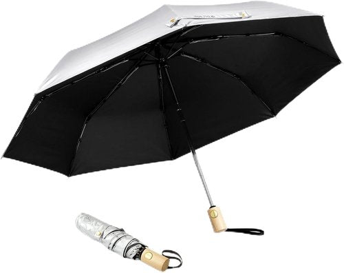 G4Free Travel Sun Umbrella - Compact 43 Inch UV Protection with UPF 50+ | Auto Open/Close Feature