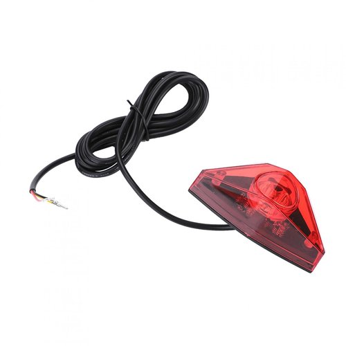 Kuuleyn 6-80v Universal Electric Bike Rear Tail Safety Light,Bike Tail Light,Scooter Lights Scooter Warning Brake Plastic Lamp for Night Riding Cycling Diy Accessory