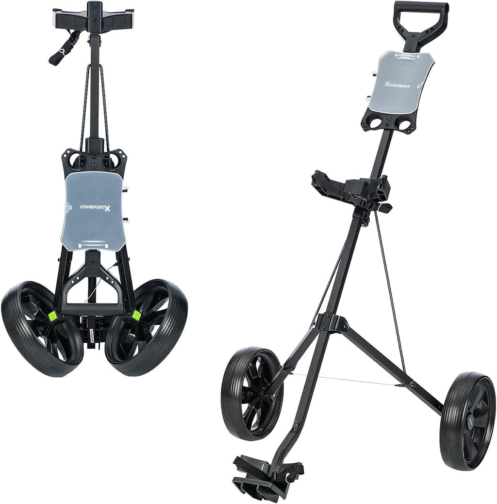 XDriveMax GC01 Golf Pull Push Cart 2 Wheel,Lightweight Folding Golf Pack