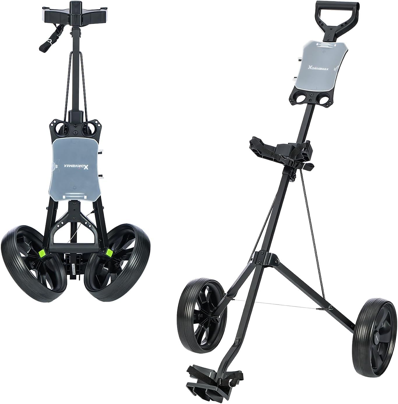 XDriveMax GC01 Golf Pull Push Cart 2 Wheel,Lightweight Folding Golf Pack