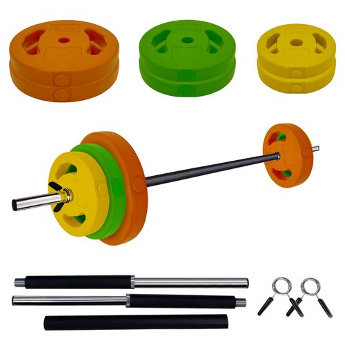 40LB Adjustable Barbell Weight Set, Barbell Weight Set Free Weights for Lifting, Strength & Muscle Development, Lifting Dumbbell Kit
