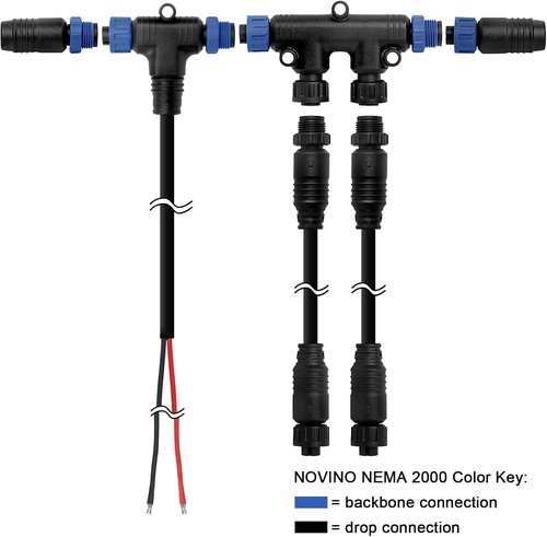 NMEA 2000 Starter Kit - Marine Grade Network Cables & Accessories for Lowrance, Simrad, Garmin