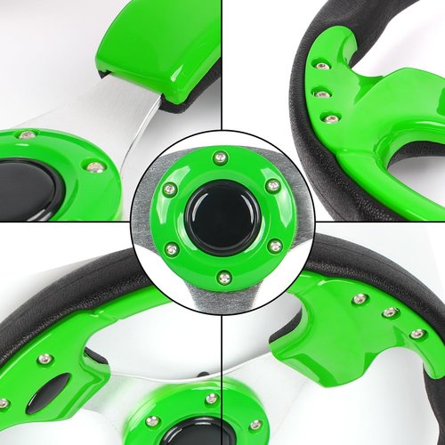 SPAORCCO Universal Golf Cart Steering Wheel fit most EZGO TXT RXV, Club Car DS Precedent, Yamaha G8 G9 G11 G14 G16 G19 G21 G22 G29 Drive Golf Cart…