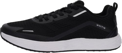 WHITIN Women’s Wide Toe Box Road Running Shoes | Zero Drop Width Sneaker Size 8 Black 38