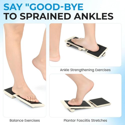 Ankle Foot Strengthener & Balance Board, Physical Therapy Equipment for Sprained Ankle Recovery, Plantar Fasciitis Relief and Posture Correction