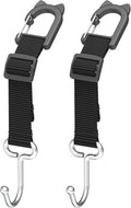 Car Headrest Hooks by [Brand Name] - Heavy Duty Metal Seat Hooks for Purses & Grocery Bags - 100 LBS Load Capacity
