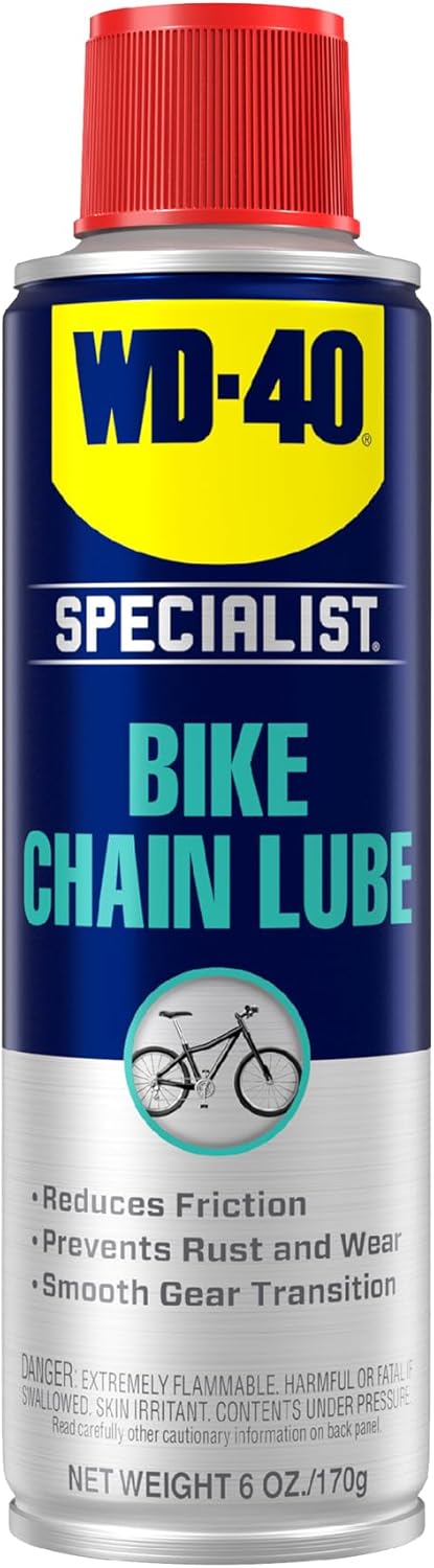 WD-40 Specialist Bike Chain Lube - High-Performance Lubrication for Smooth Riding | 6 OZ