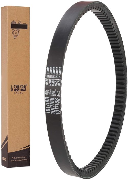 10L0L Drive Belt for Club Car DS 1988-1991 Gas Golf Cart, Heavy Duty Clutch Drive Belt Replacement for Club Car 1014081 1017188, Fits DS Drive System
