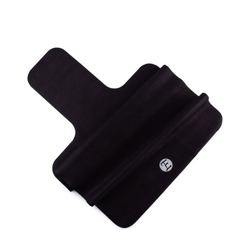 Echome Pilates Reformer Mat, Non Slip Mat Towel, Portable with a Mesh Bag (Anthracite)