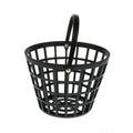 ZoiscPure Black Golf Ball Basket,Golf Balls Container Case,Ball Bucket with Handle,Balls Holder,Holds 25 Balls (Balls not Included)