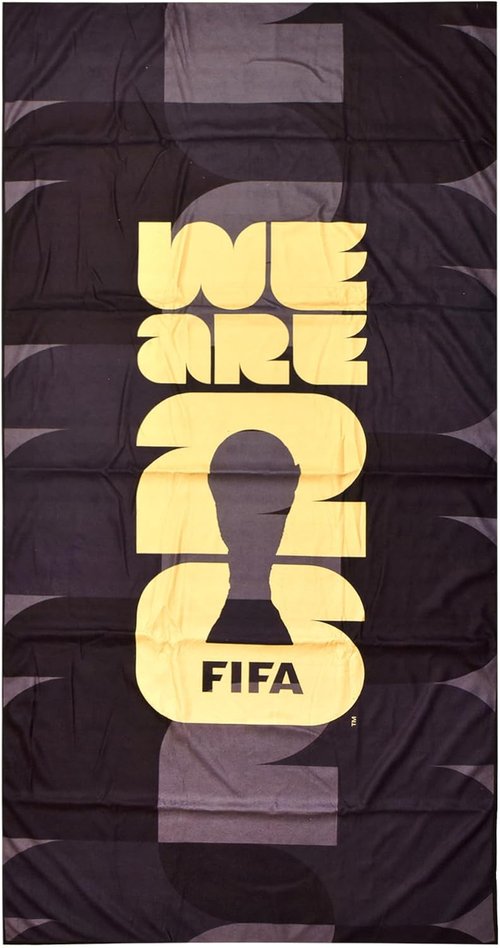 2026 FIFA World Cup Emblem Towel - Soft Velvet, Durable 30x60 Inch for Pool, Gym & Beach