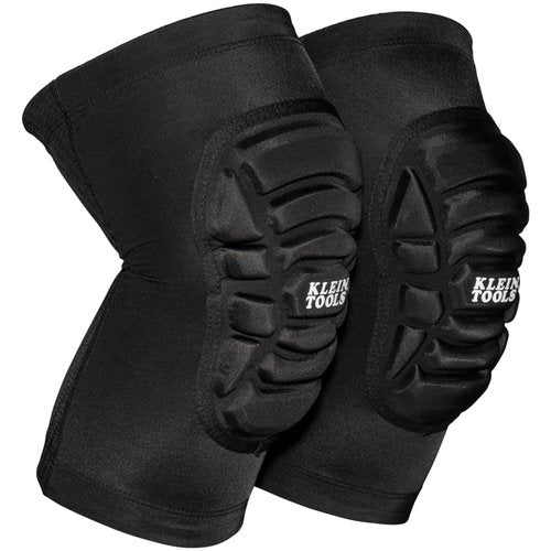 Klein Tools Knee Pads - Lightweight Padded Sleeves with Breathable Mesh Back | Black M/L