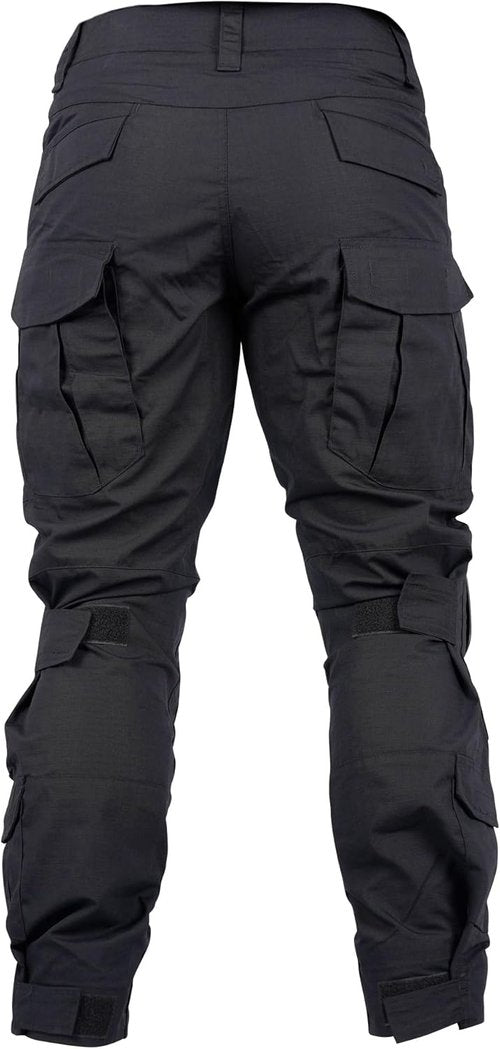 G3 Tactical Pants by [Brand Name] - Waterproof Camo Cargo Pants with Knee Pads for Airsoft & Paintball