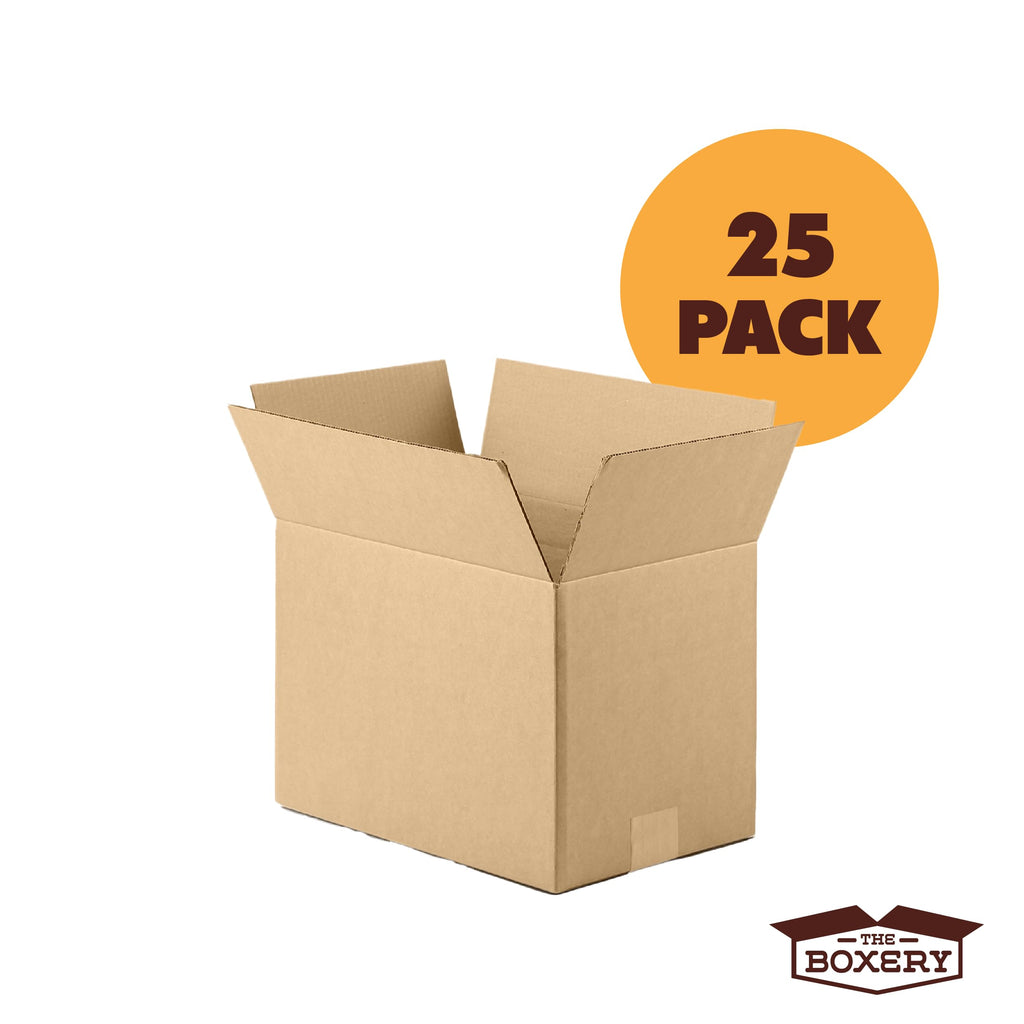 The Boxery 9"x6"x5" Brown/Kraft Corrugated Cardboard Shipping Boxes 25-Pack | Mailing, Packing, Moving & Storage for Business/Home – Durable - Eco-Friendly, Recyclable - Made in the USA