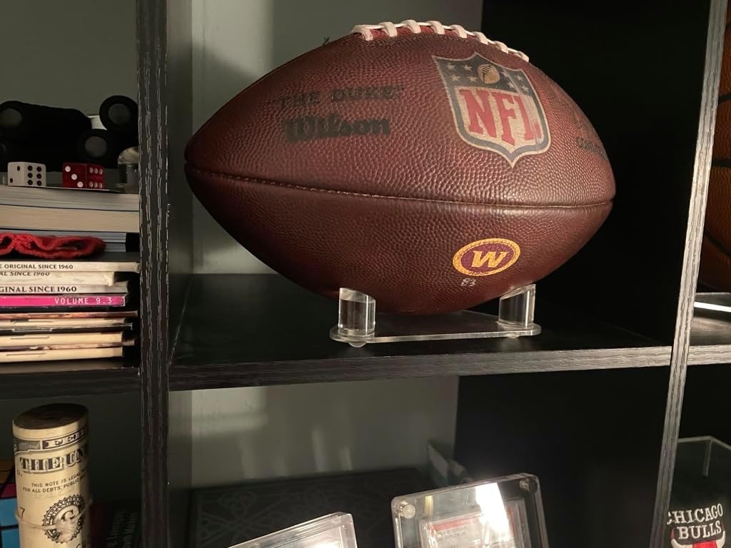 Skiennix Basketball & Football Display Stand - Showcase Autographed Game Balls | Holds Volleyball & More