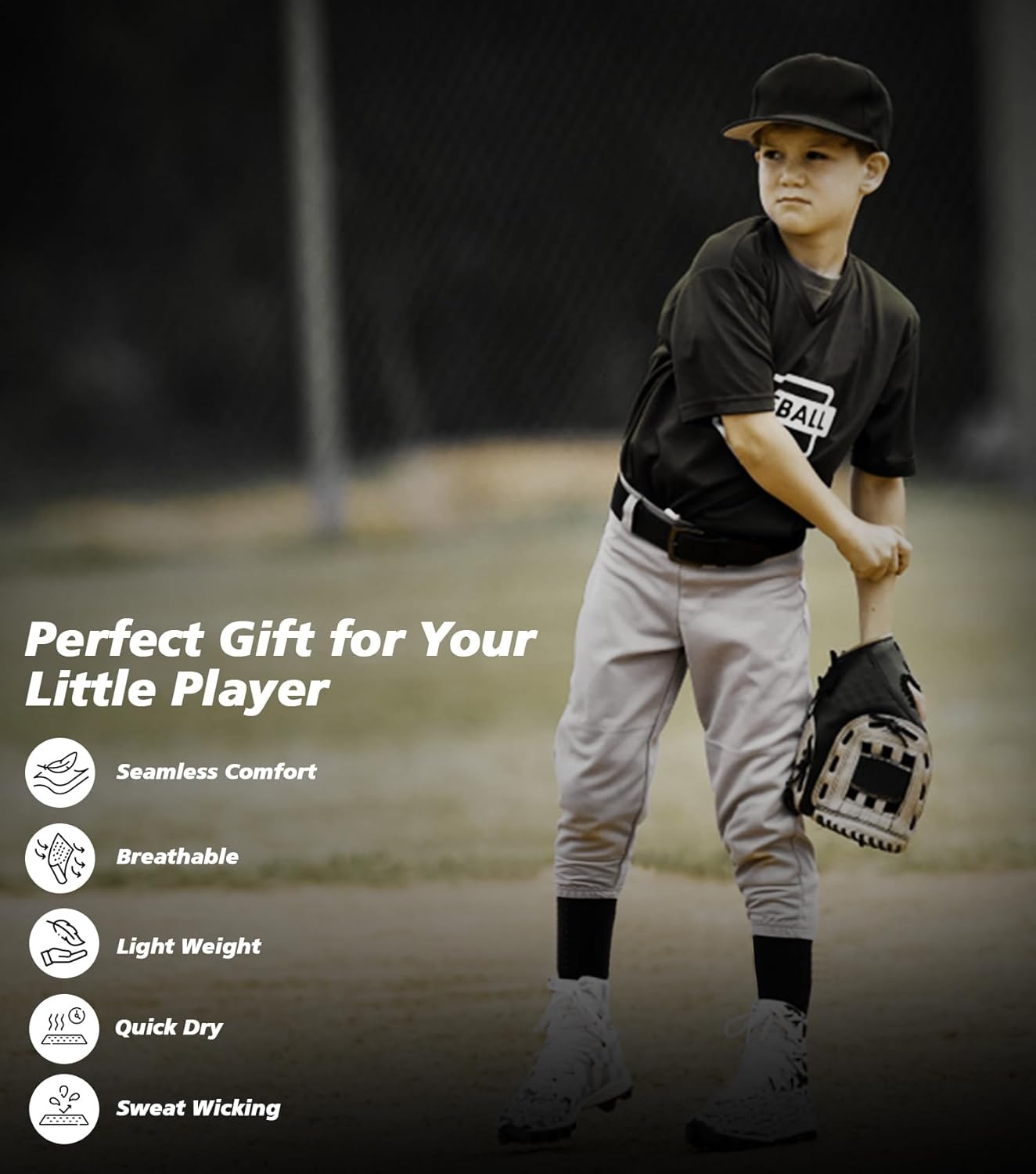 Regine Switzerland Knicker Style Baseball Pants - Durable Snap Zip & Elastic Bottom for Adults & Youth