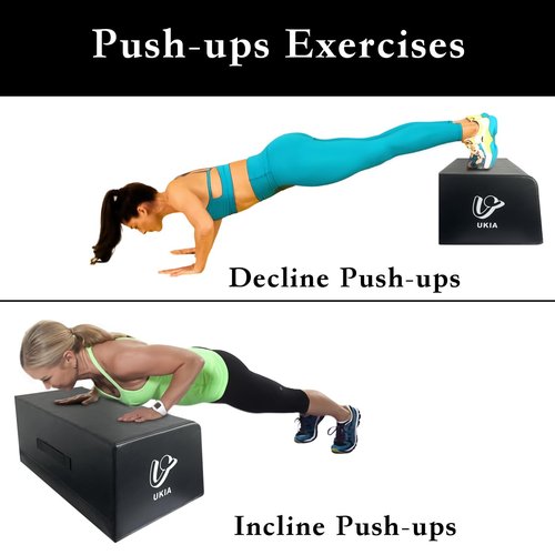 UKIA Multi-Functional Hip & Glute Training Bench - Hip Thrust Bench Machine - Booty Sprout, Step Ups, Push-ups, Box Squats and Weightlifting for Total Body Workout Equipment.