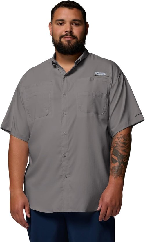 Columbia Men's PFG Tamiami II Short Sleeve Shirt - Lightweight, Quick-Dry Fabric | Multiple Colors Available