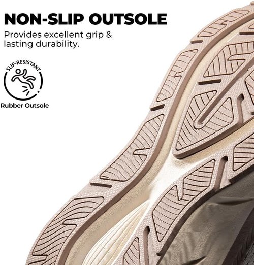 NORTIV 8 Women's Walking Shoes - Comfortable Cushion Sneakers for Active Lifestyle | Breathable Non-Slip Design