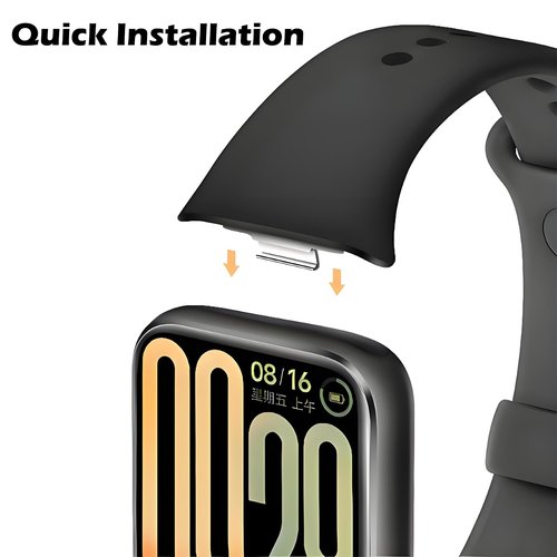 Z.DuDuZAZA Bands for Xiaomi Smart Band 9 Pro/ 8 Pro Straps for Women Men, 3 Pack Soft Silicone Strap Replacement Wristbands Compatible with Xiaomi Smart Band 8Pro/9Pro (black+green+blue)