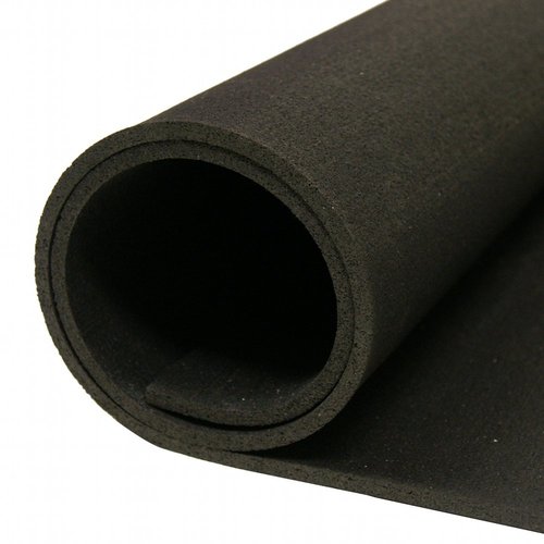 Rubber Cal Treadmill Mat, Black, 3/16-Inch x 4 x 6.5-Feet