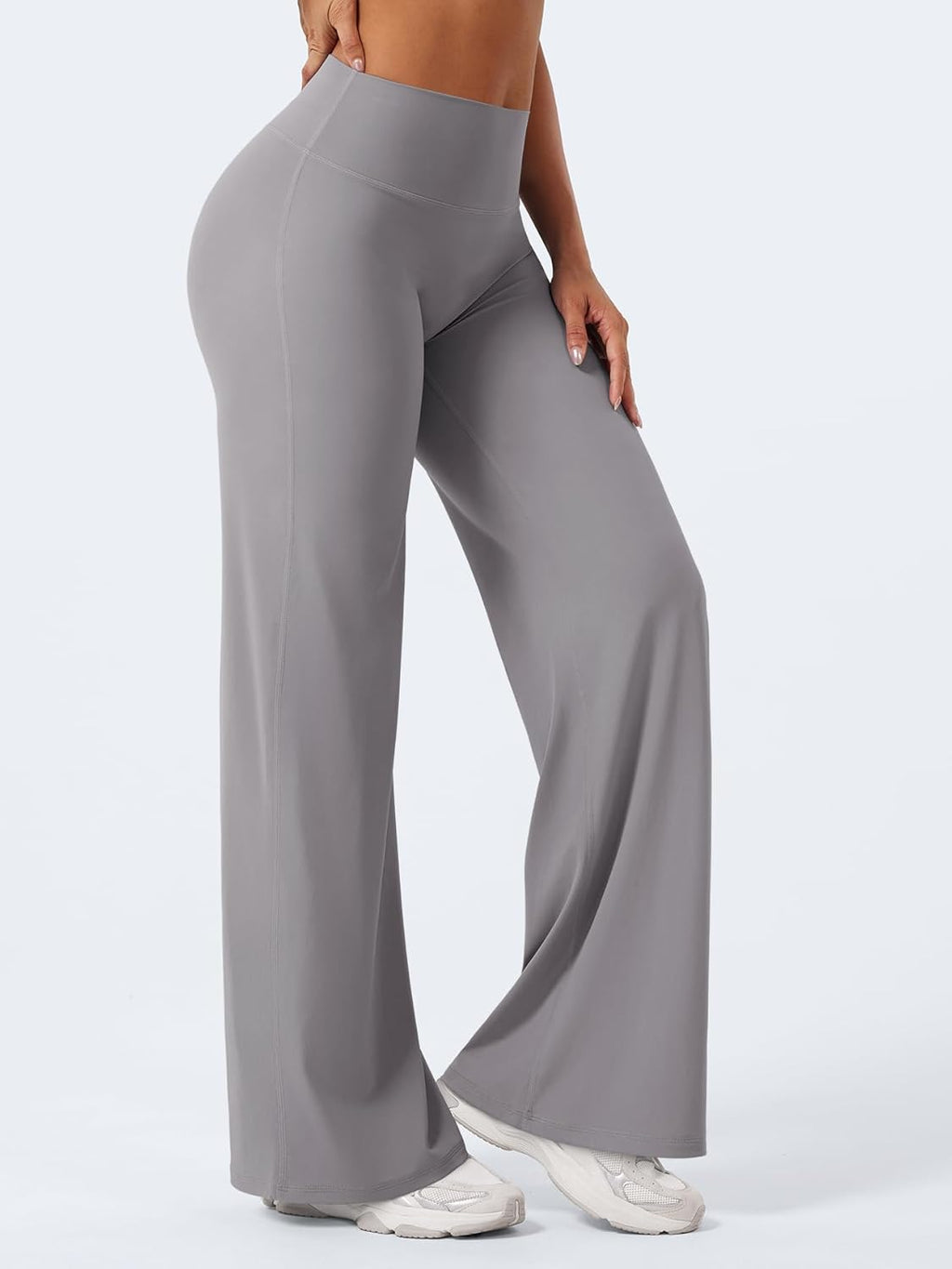 YEOREO High Waist Workout Leggings - No Front Seam, Buttery Soft, Available in 29"/31.5"/33"/35" Sizes
