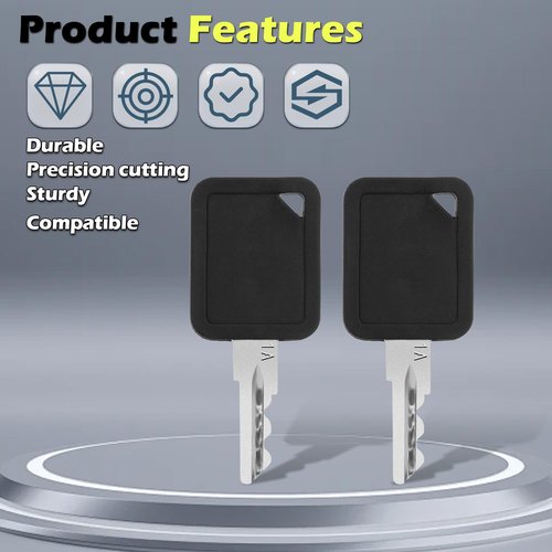 LikeLion 2 Pack Club Car Replacement Golf Cart Key 1A
