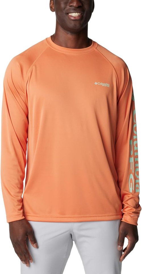 Columbia Men's PFG Long Sleeve Fishing Shirt - Quick-Dry, Sun Protection, Lightweight